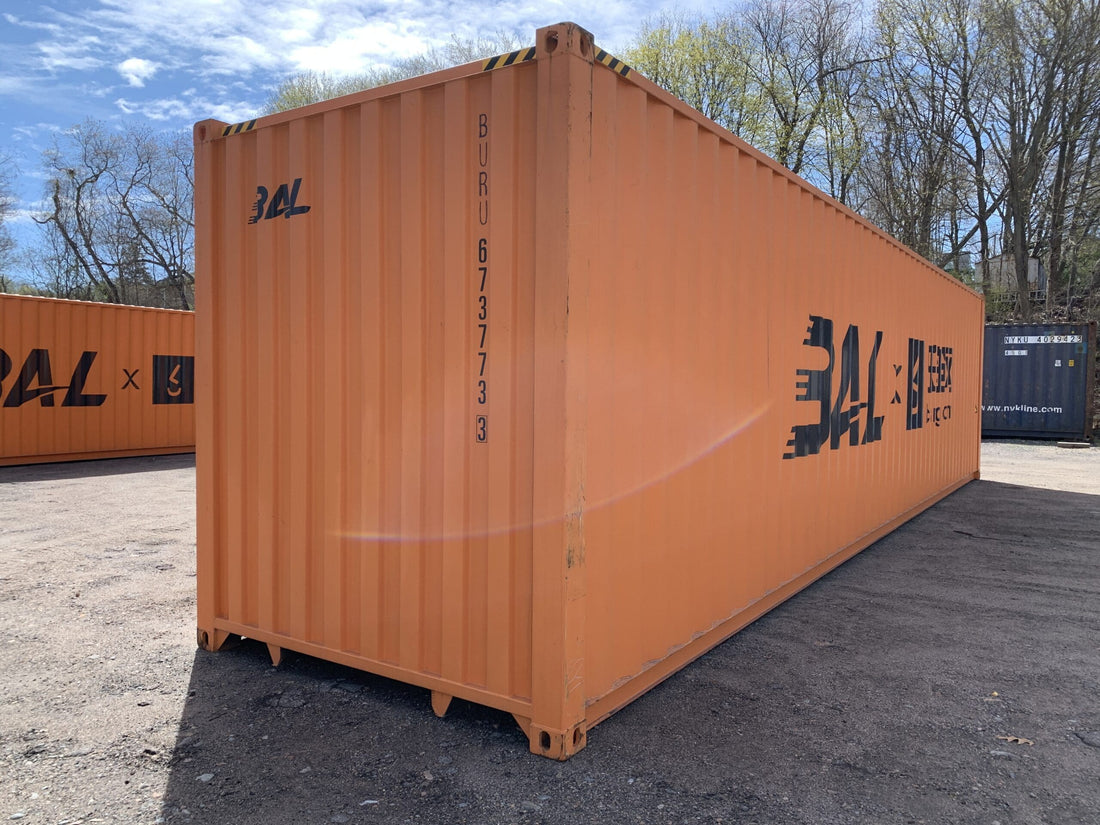 NUOVO CONTAINER MARITTIMO “ONE TRIP” DA 40 PIEDI AD ALTO CUBO