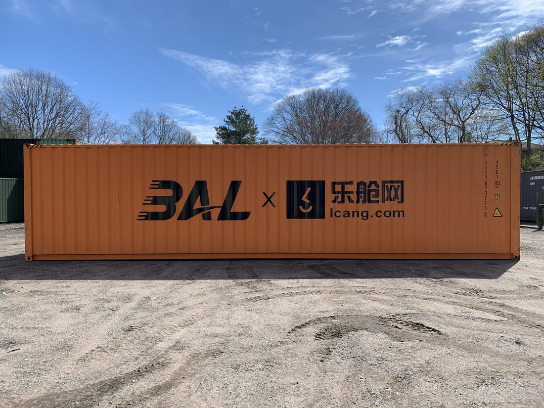 NUOVO CONTAINER MARITTIMO “ONE TRIP” DA 40 PIEDI AD ALTO CUBO