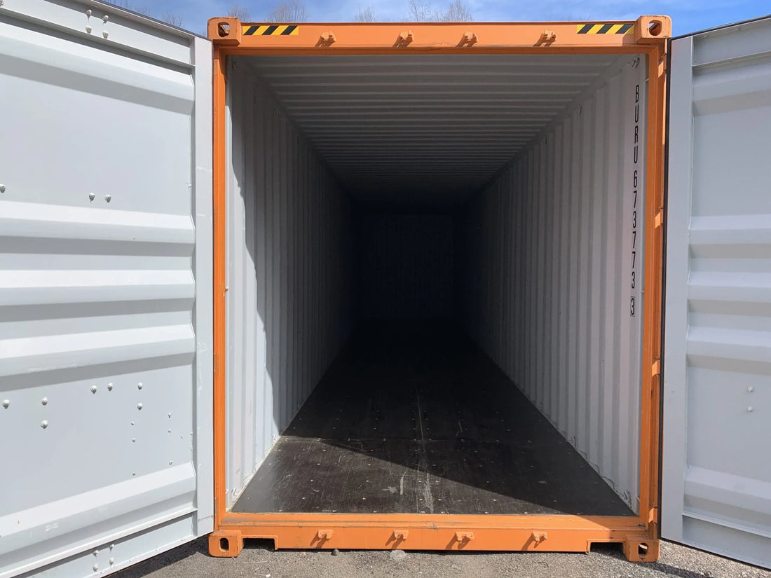 NUOVO CONTAINER MARITTIMO “ONE TRIP” DA 40 PIEDI AD ALTO CUBO